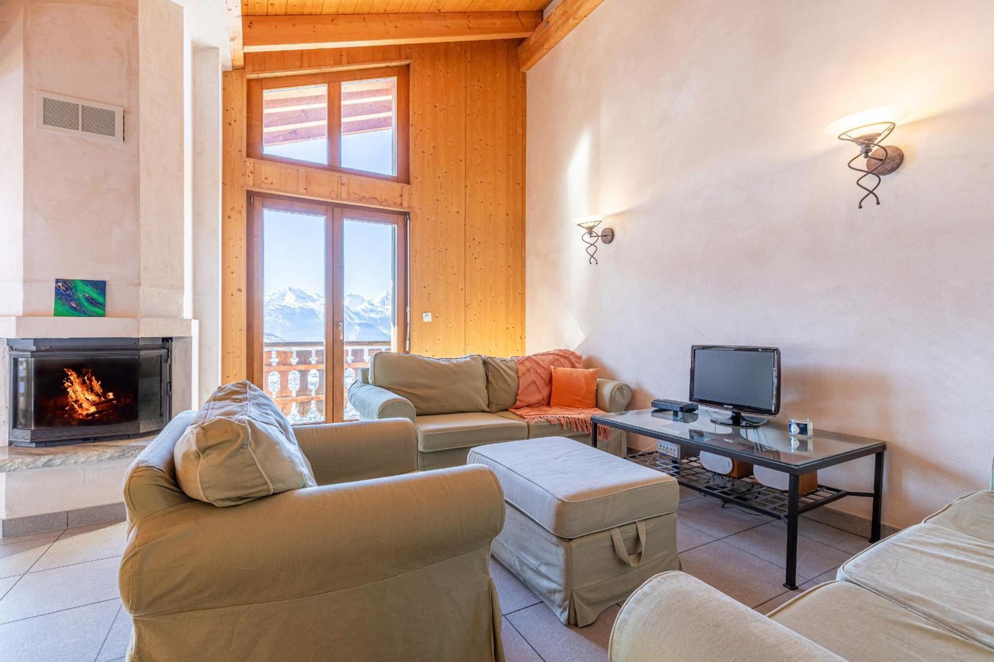 Balcons Du Soleil Sunny & Mountain Apartments By Alpvision Residences Veysonnaz ภายนอก รูปภาพ